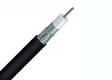 Zwart Jasje 18 AWG-Koper Coaxiale Kabel voor het Systeem van CATV/van kabeltelevisie/DBS-